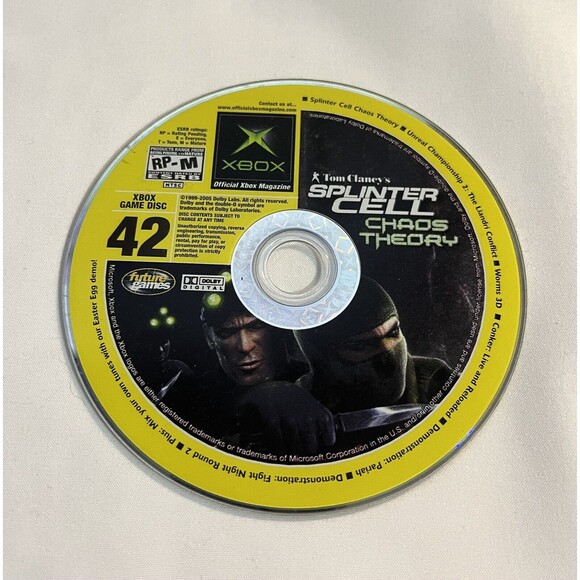 ORIGINAL XBOX MAGAZINE DEMO DISC #42 SPLINTER CELL: CHAOS THEORY (119) - Picture 1 of 6